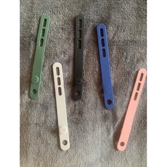 20PCS Silicone Cable Organizer, Reusable Cord Organizer Management Ties, 5 Color - Picture 1 of 2